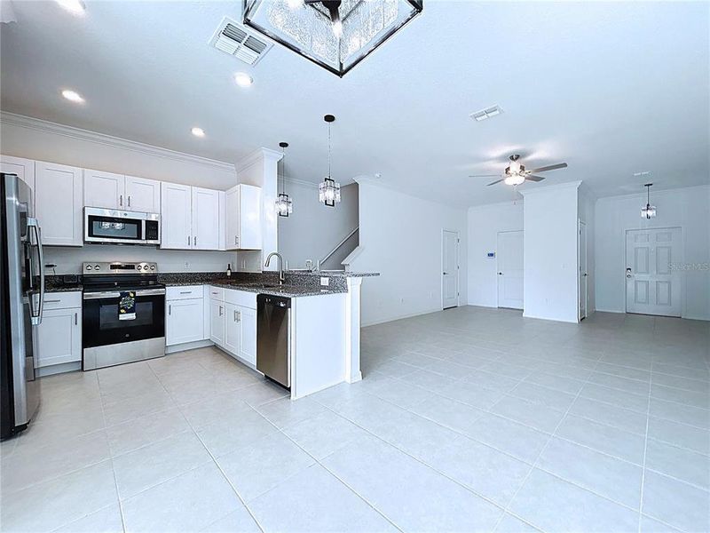 Furnished interior view inside a new home in , Land O' Lakes (Image 8). Furnished interior view inside a new home in , Land O' Lakes (Image 8).