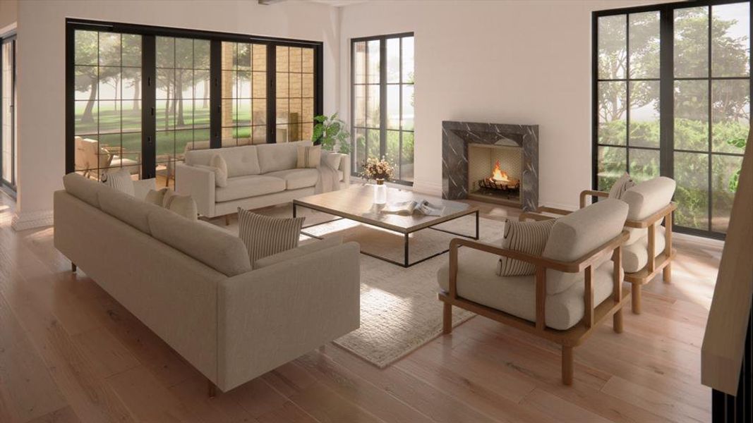 Furnished interior view inside a new home in , University Park (Image 11). Furnished interior view inside a new home in , University Park (Image 11).