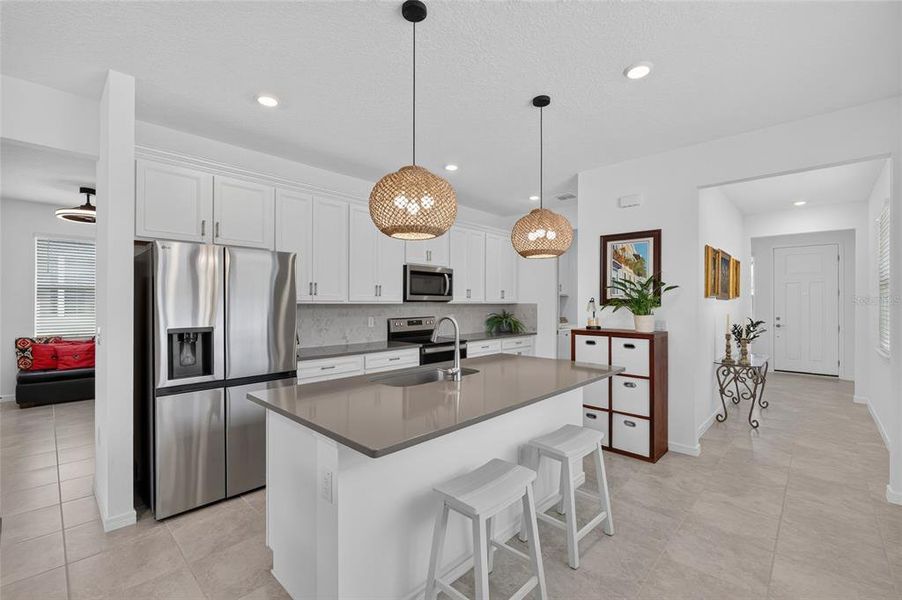 Furnished interior view inside a new home in Del Webb Stone Creek, Ocala (Image 37).