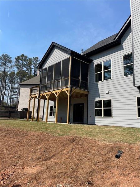 Front exterior of a new home in , Marietta, GA, highlighting curb appeal (Image 18).