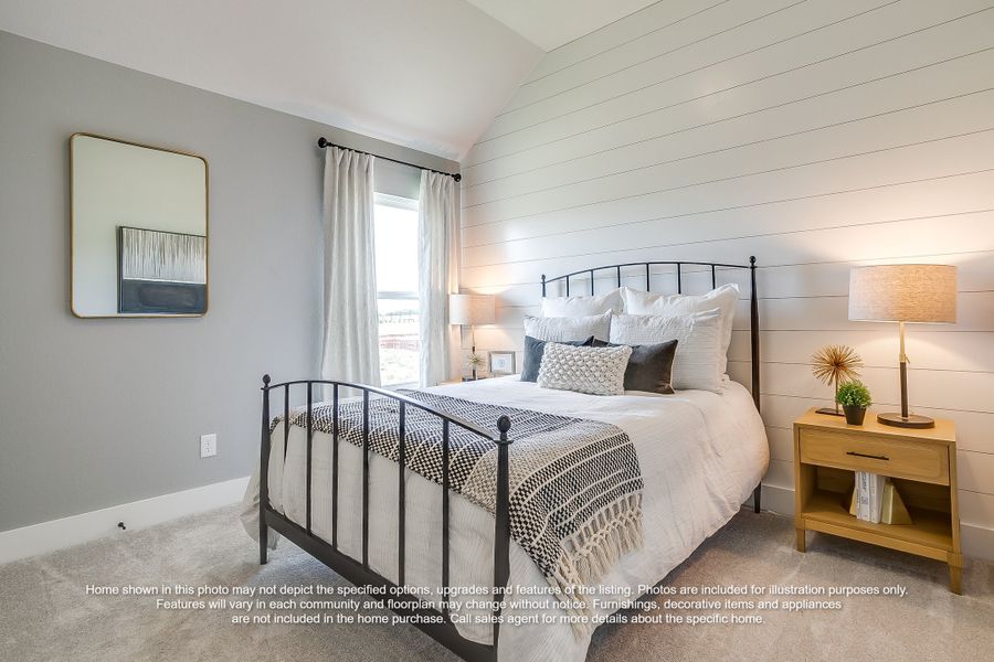 Furnished interior view inside a new home in Ridgepoint, Midlothian (Image 10).