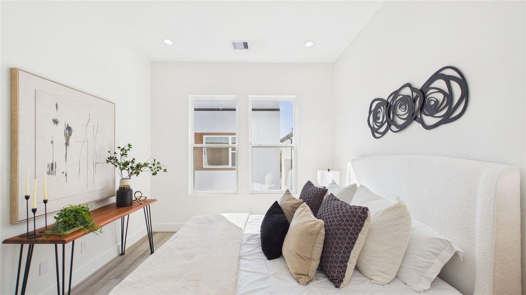 Furnished interior view inside a new home in , Houston (Image 35).