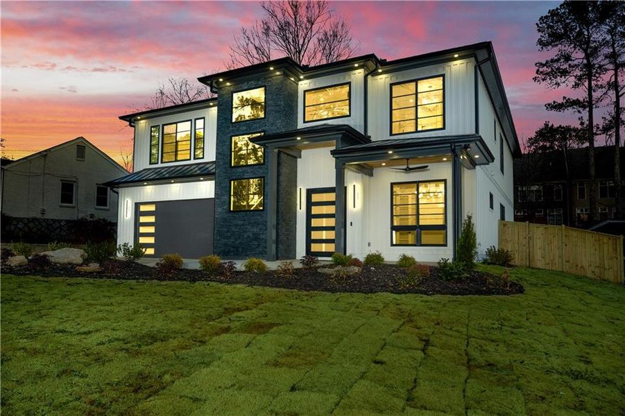Front exterior of a new home in , Atlanta, GA, highlighting curb appeal (Image 27). Front exterior of a new home in , Atlanta, GA, highlighting curb appeal (Image 27).