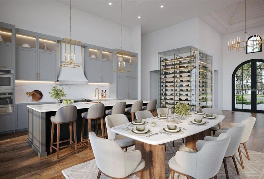 Furnished interior view inside a new home in , Sarasota (Image 6).