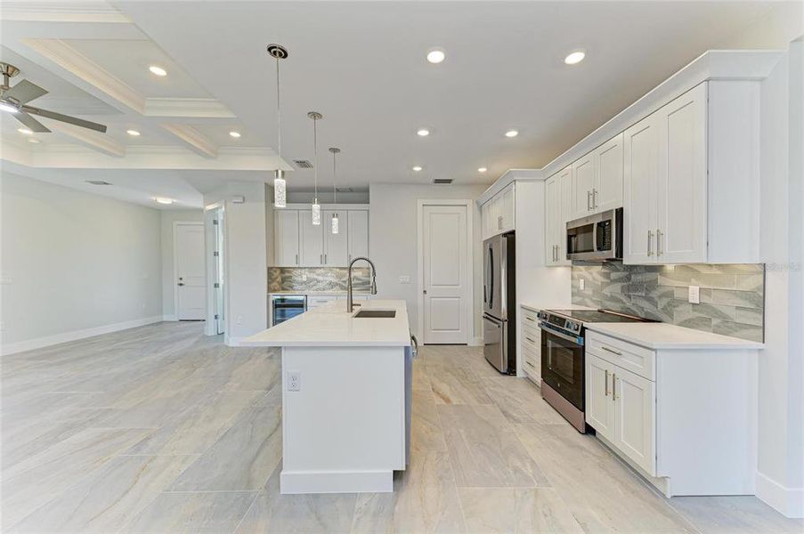 Furnished interior view inside a new home in , Venice (Image 9). Furnished interior view inside a new home in , Venice (Image 9).