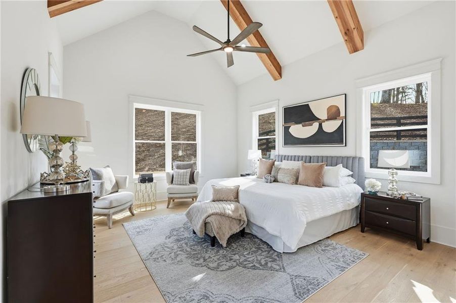 Furnished interior view inside a new home in , Cumming (Image 13).