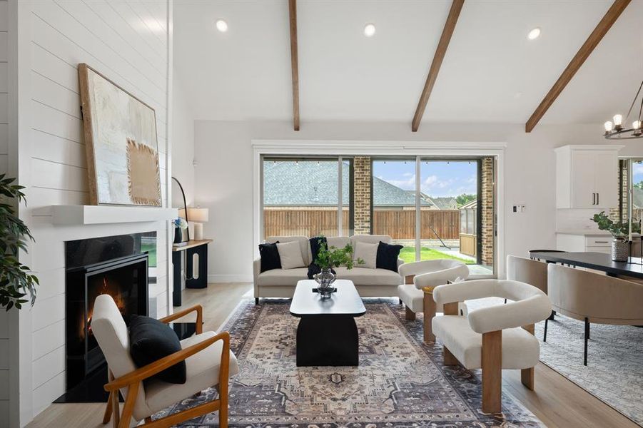 Furnished interior view inside a new home in , Van Alstyne (Image 9).