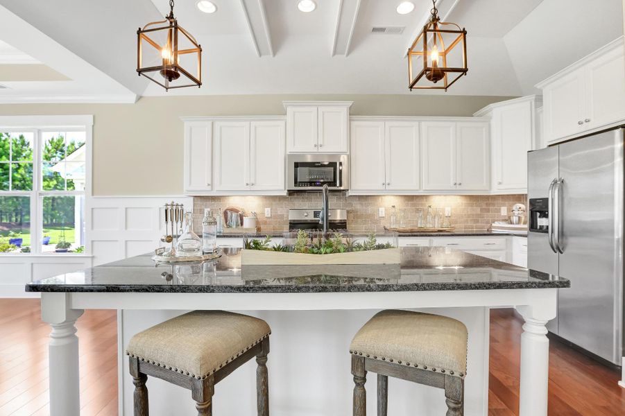 Representative furnished interior of a home built from the Claremont by Bill Clark Homes in The Sanctuary at Sunset Beach, Sunset Beach (Image 19). Representative furnished interior of a home built from the Claremont by Bill Clark Homes in The Sanctuary at Sunset Beach, Sunset Beach (Image 19).
