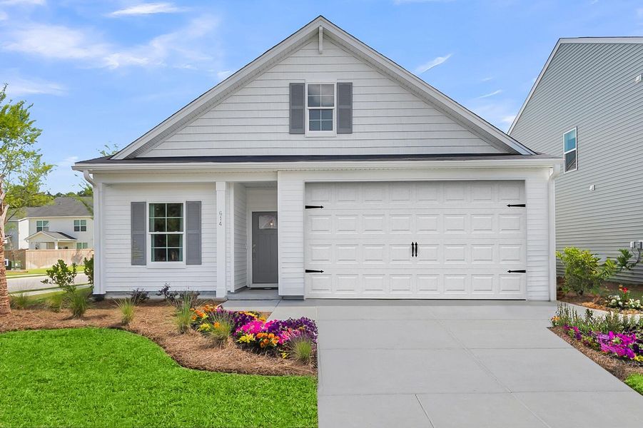 Front exterior of a new home in , Summerville, SC, highlighting curb appeal (Image 1). Front exterior of a new home in , Summerville, SC, highlighting curb appeal (Image 1).