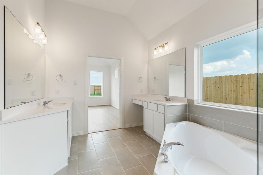 Furnished interior view inside a new home in Creekhaven, Iowa Colony (Image 15). Furnished interior view inside a new home in Creekhaven, Iowa Colony (Image 15).