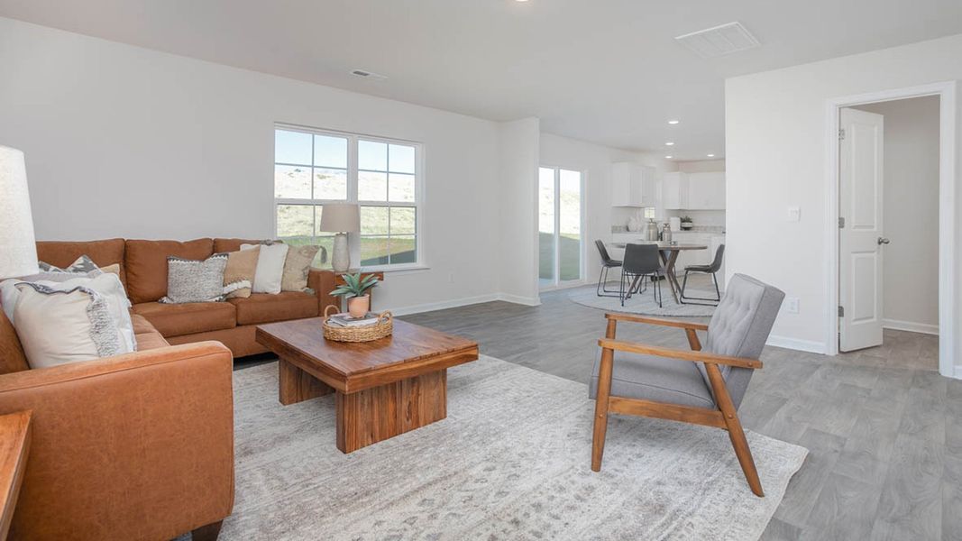Representative furnished interior of a home built from the Kyle by D.R. Horton in Country Creek, Lexington (Image 11).