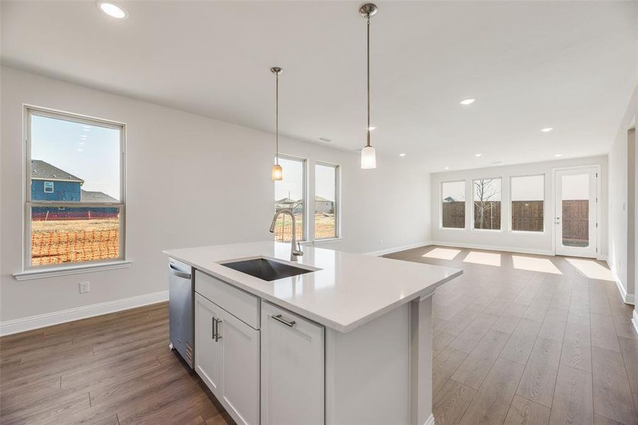 Furnished interior view inside a new home in Spiritas Ranch, Little Elm (Image 12).