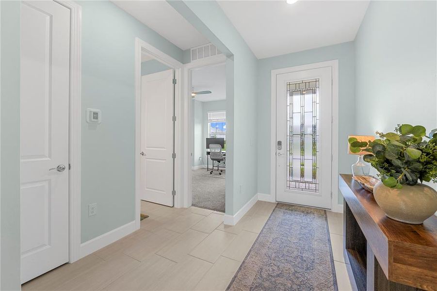Furnished interior view inside a new home in , Punta Gorda (Image 7). Furnished interior view inside a new home in , Punta Gorda (Image 7).