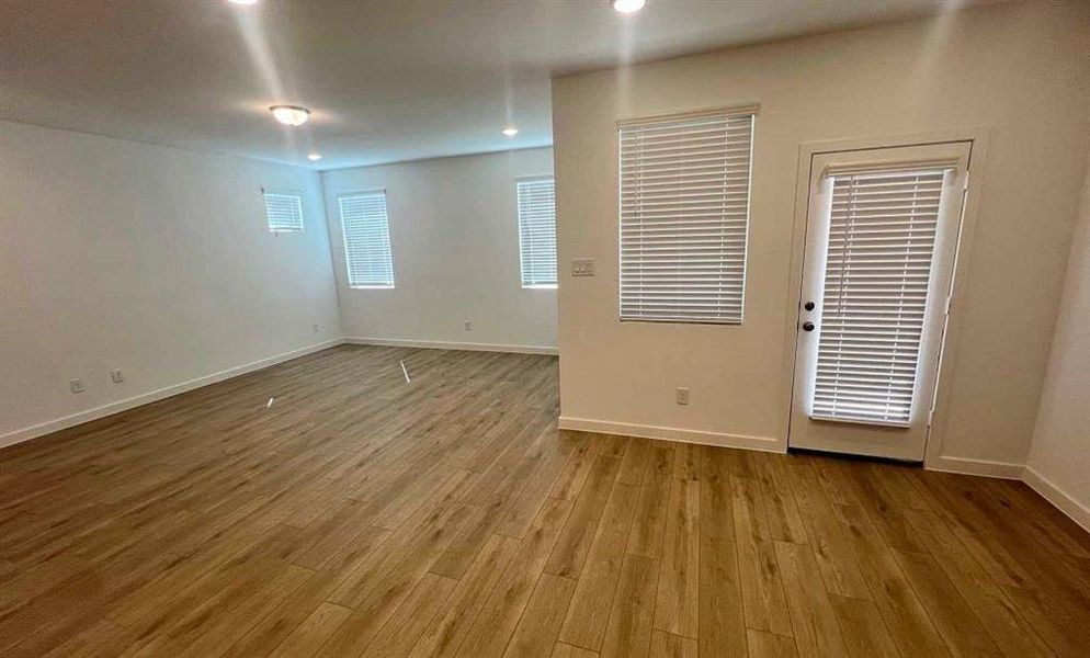 Open Living-Dining Room Construction Progress