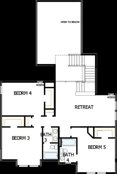 2D floor plan layout of this home in Headwaters 50' - Executive Series, Dripping Springs, TX (Image 3). 2D floor plan layout of this home in Headwaters 50' - Executive Series, Dripping Springs, TX (Image 3).