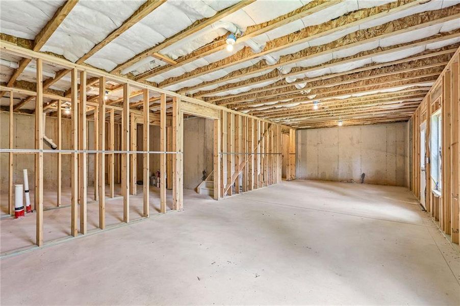 In-progress construction of a new home in Falls Creek, Flowery Branch, GA (Image 36). In-progress construction of a new home in Falls Creek, Flowery Branch, GA (Image 36).