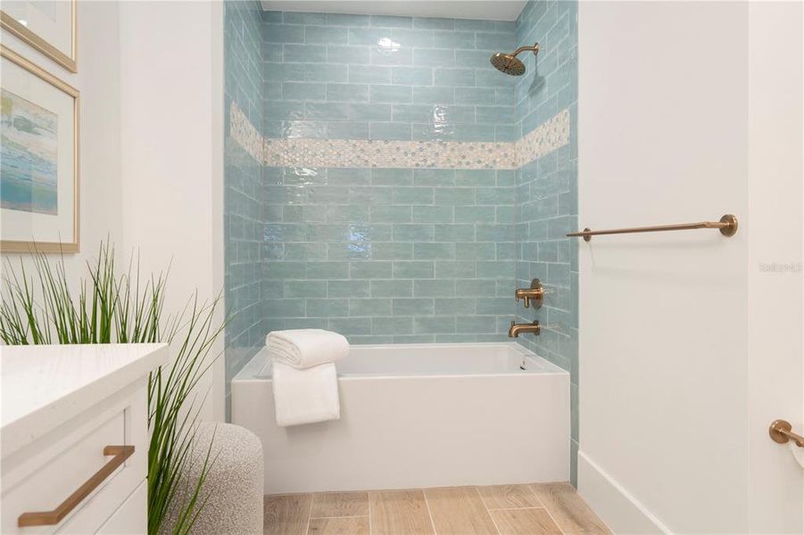 Furnished interior view inside a new home in , Sarasota (Image 35).