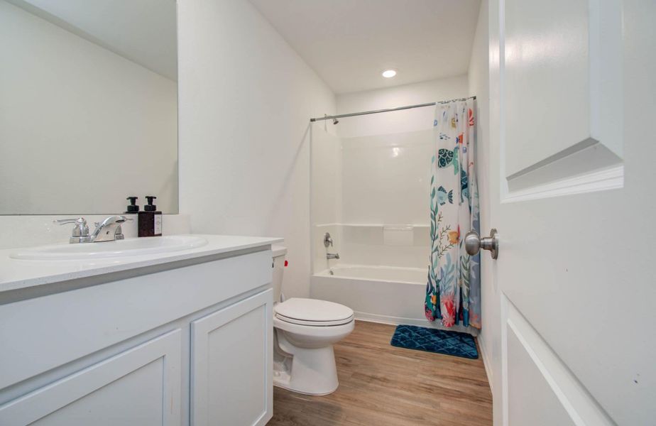 Furnished interior view inside a new home in Tavola: Cottage Collection, New Caney (Image 11).