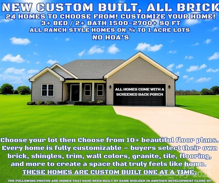 Front exterior of a new home in , Crouse, NC, highlighting curb appeal (Image 14).