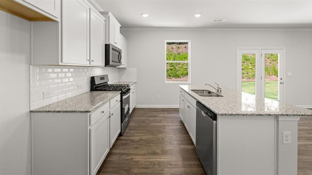 Furnished interior view inside a new home in Lost Creek, Dallas (Image 4).