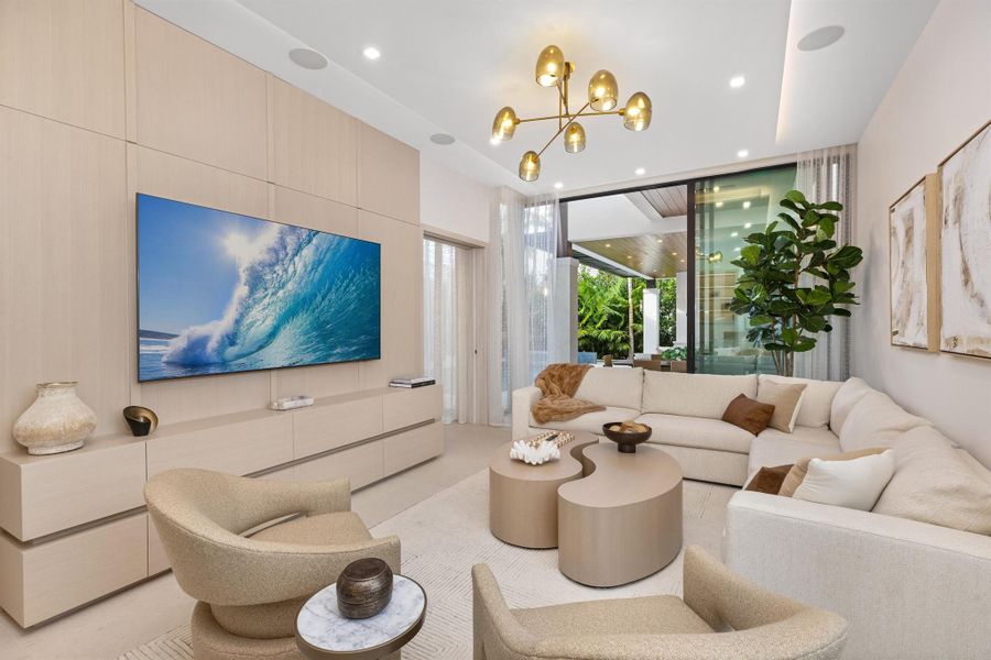 Furnished interior view inside a new home in , Boca Raton (Image 50). Furnished interior view inside a new home in , Boca Raton (Image 50).