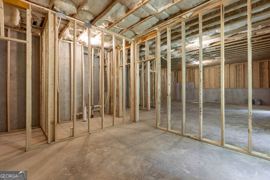 In-progress construction of a new home in Juliette Crossing, Forsyth, GA (Image 109).