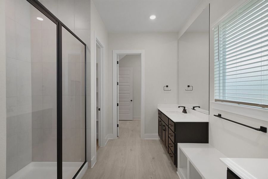 Representative furnished interior of a home built from the Maddy by Chesmar Homes in Highland Village, Georgetown (Image 4).