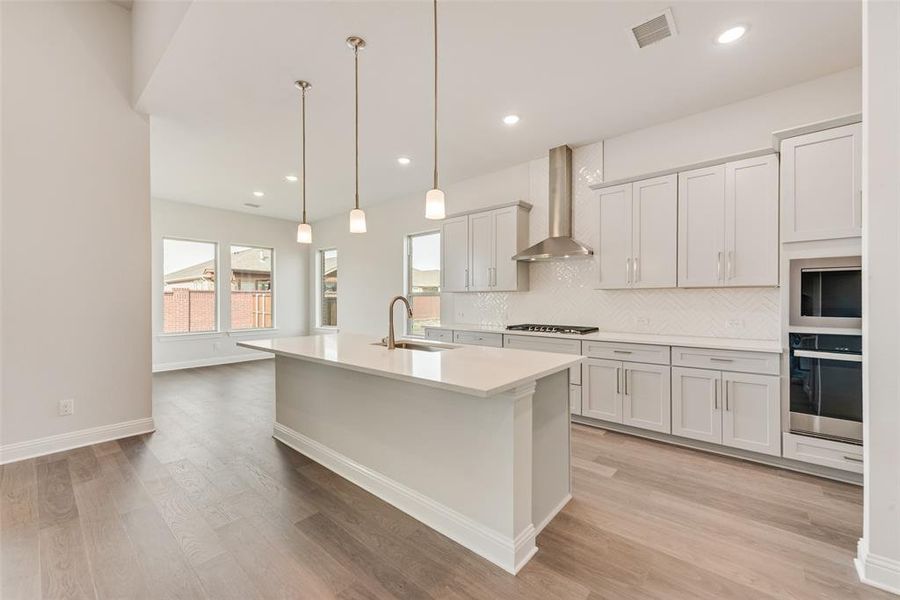 Furnished interior view inside a new home in Villages of Creekwood, Frisco (Image 6).