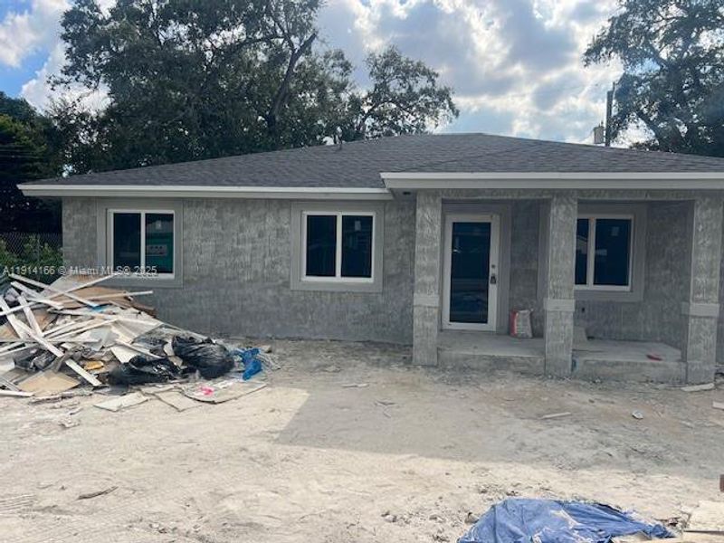In-progress construction of a new home in , Miami Gardens, FL (Image 7).