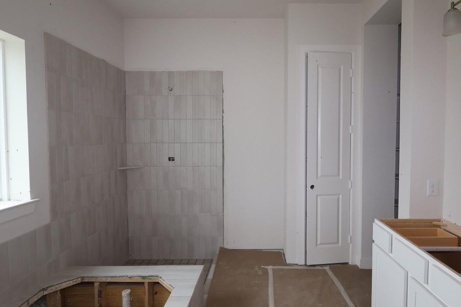 In-progress construction of a new home in Brookewater - Ascent Collection, Rosenberg, TX (Image 10).