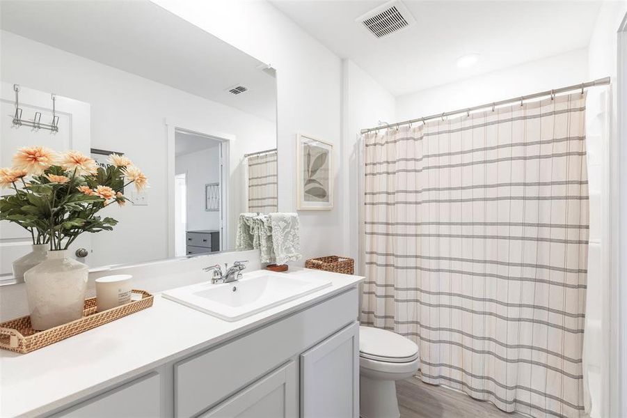 Furnished interior view inside a new home in Mobberly Farms, Pilot Point (Image 31).