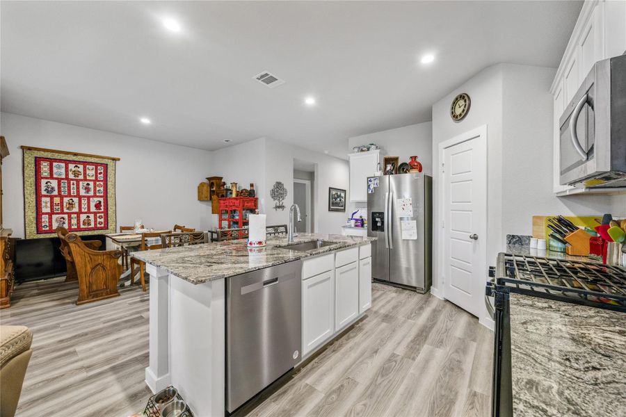 Furnished interior view inside a new home in , Cypress (Image 3).