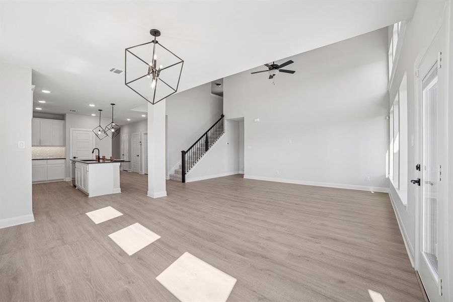 Spacious, unfurnished interior of a new home in Creekshaw – Classic, Royse City (Image 17). Spacious, unfurnished interior of a new home in Creekshaw – Classic, Royse City (Image 17).