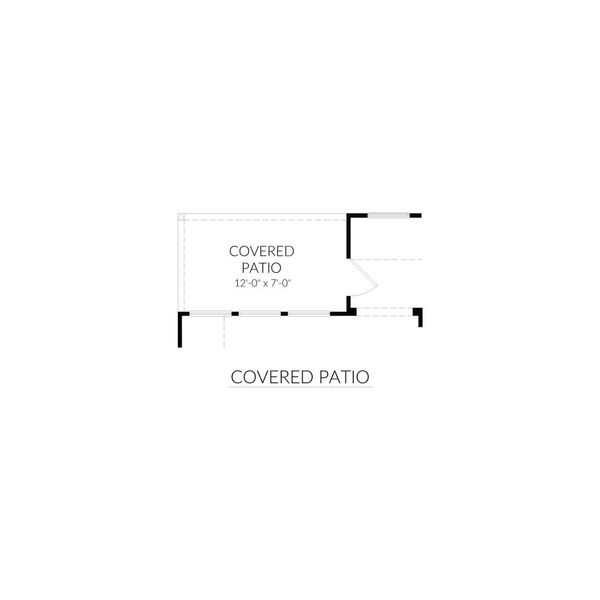 2D floor plan layout of this home in Prairie Winds, Hutto, TX (Image 5).