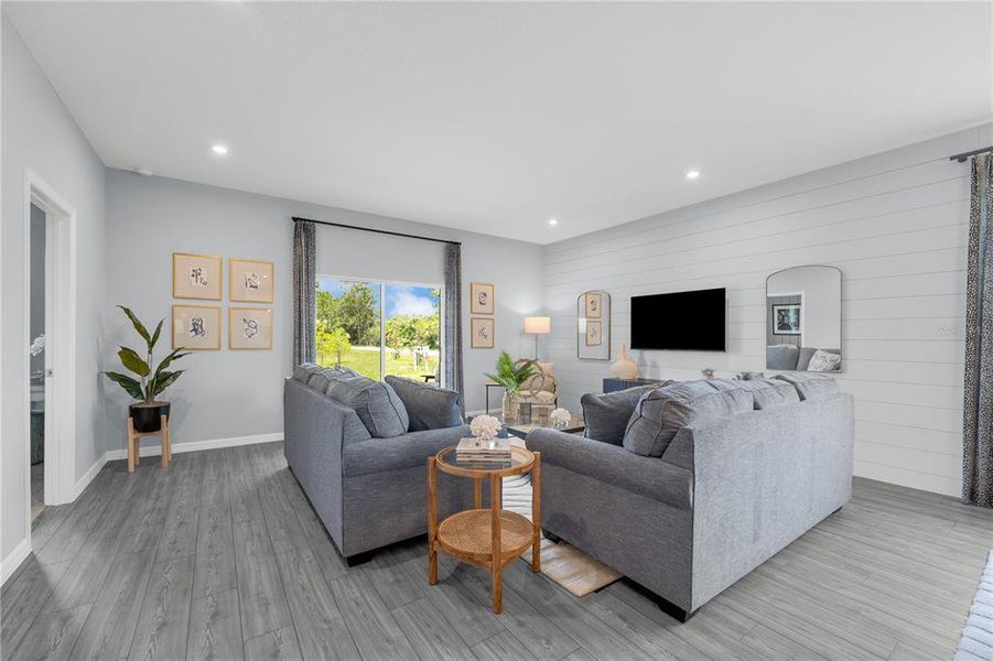 Furnished interior view inside a new home in Hidden Cove, Eustis (Image 11).