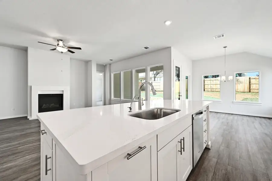 Furnished interior view inside a new home in Anthem, Kyle (Image 7). Furnished interior view inside a new home in Anthem, Kyle (Image 7).
