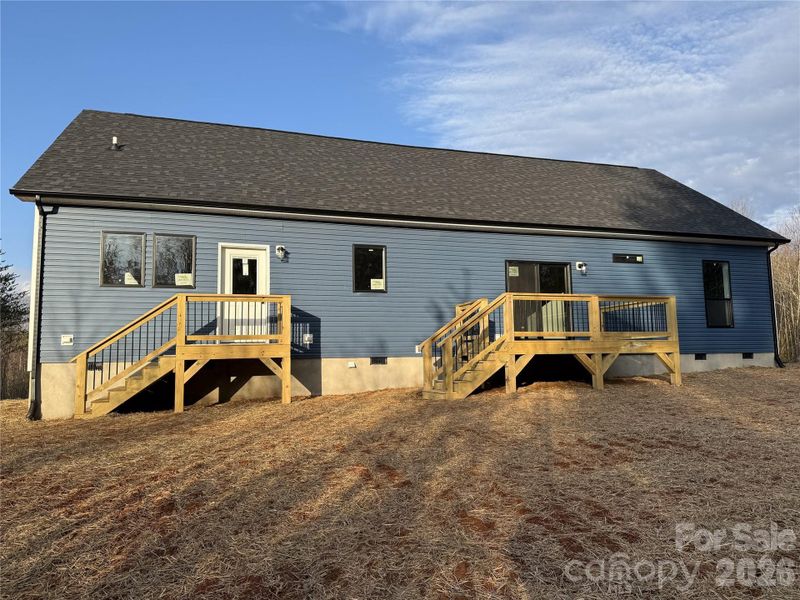 Exterior details and patio area of a home in , Morganton (Image 19).