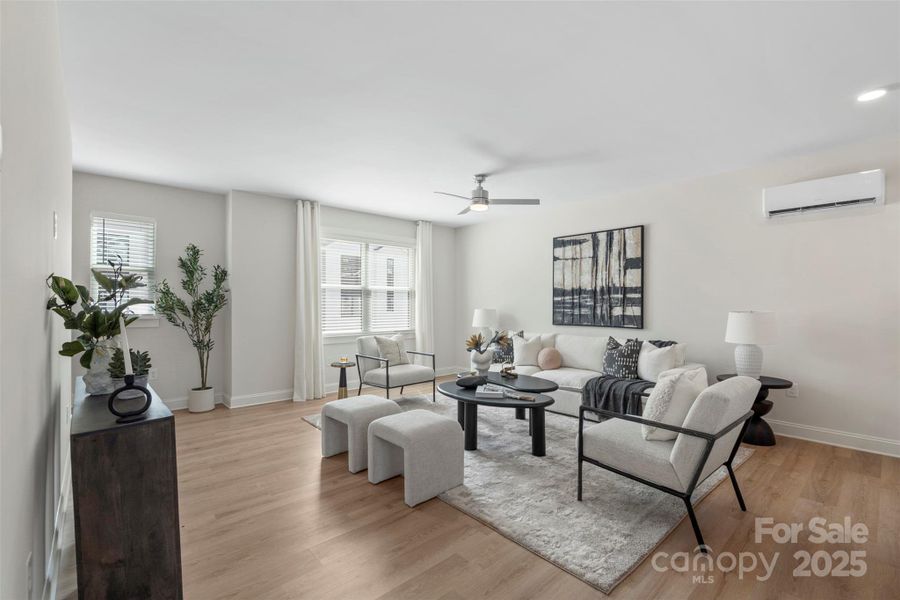 Furnished interior view inside a new home in , Charlotte (Image 12).