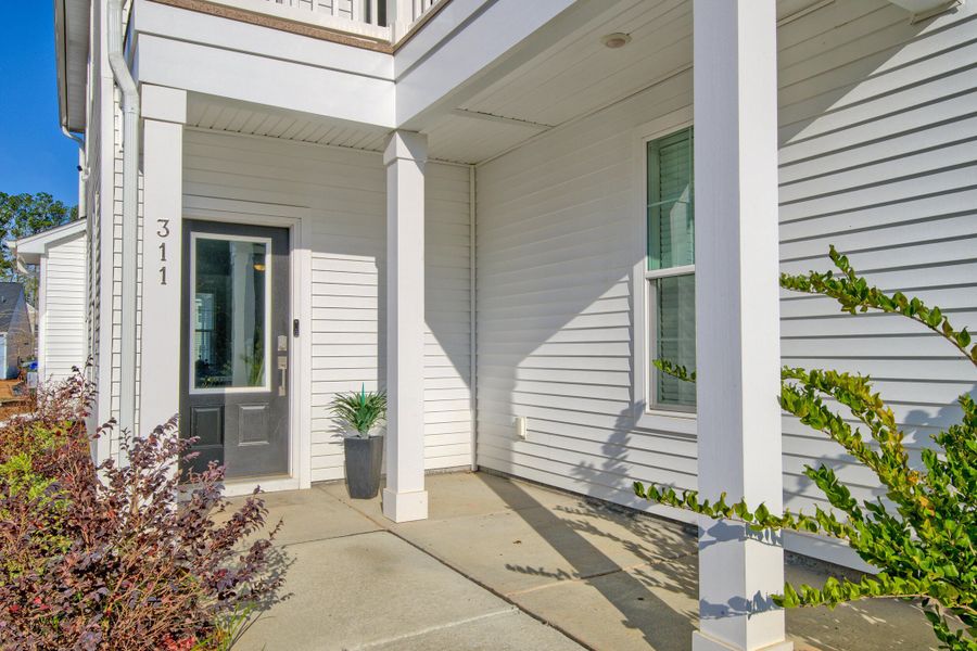 Exterior details and patio area of a home in Six Oaks, Summerville (Image 33). Exterior details and patio area of a home in Six Oaks, Summerville (Image 33).
