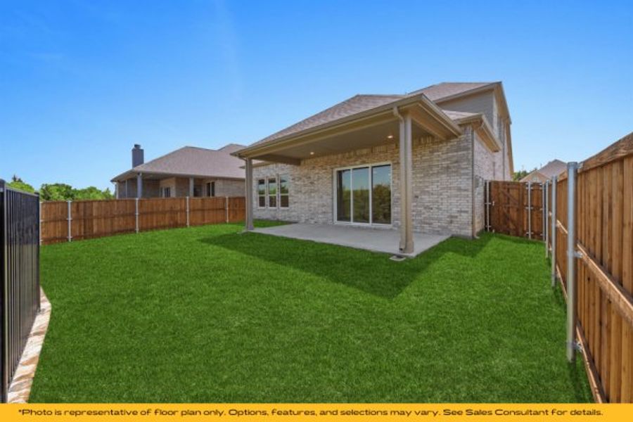 Representative exterior details of a home built from the The Rio by Stonefield Homes in The Highlands, Rockwall (Image 31).