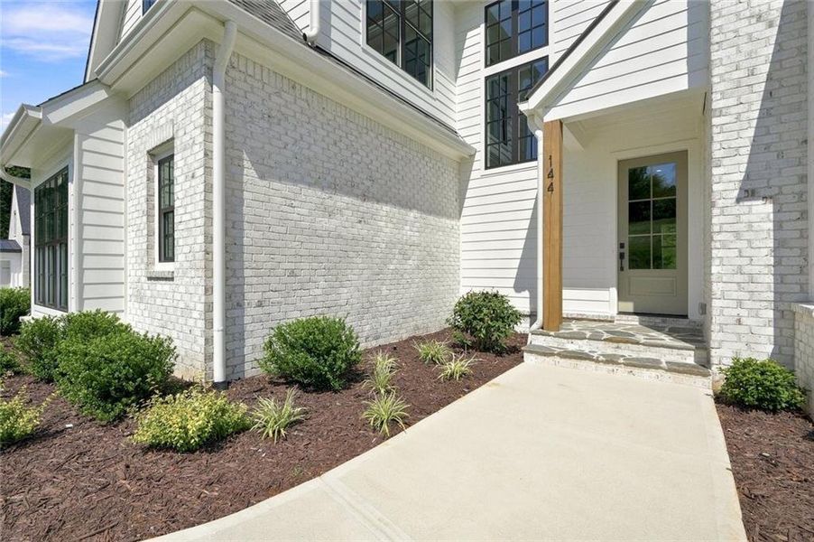 Exterior details and patio area of a home in , Canton (Image 31).