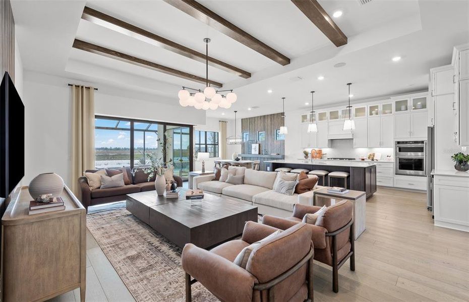 Furnished interior view inside a new home in Del Webb Catalina, Lakewood Ranch (Image 22).