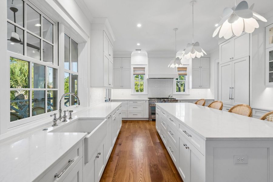 Furnished interior view inside a new home in , Folly Beach (Image 93).