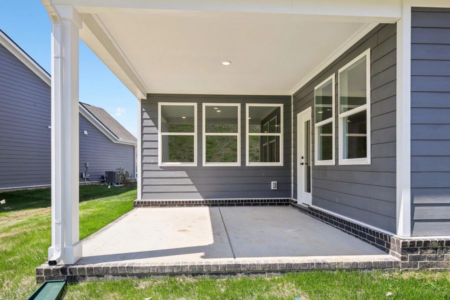 Exterior details and patio area of a home in Cedars of Cane Ridge | 55+ Community, Antioch (Image 22). Exterior details and patio area of a home in Cedars of Cane Ridge | 55+ Community, Antioch (Image 22).
