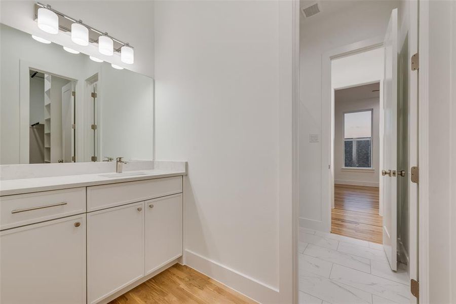 Furnished interior view inside a new home in , Dallas (Image 11).