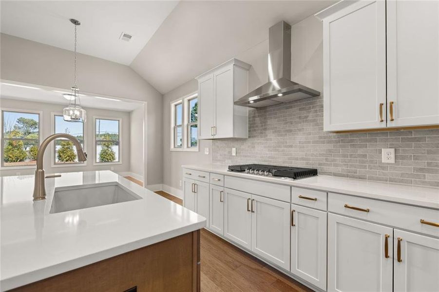 Furnished interior view inside a new home in Soleil Summit Chase, Snellville (Image 4).