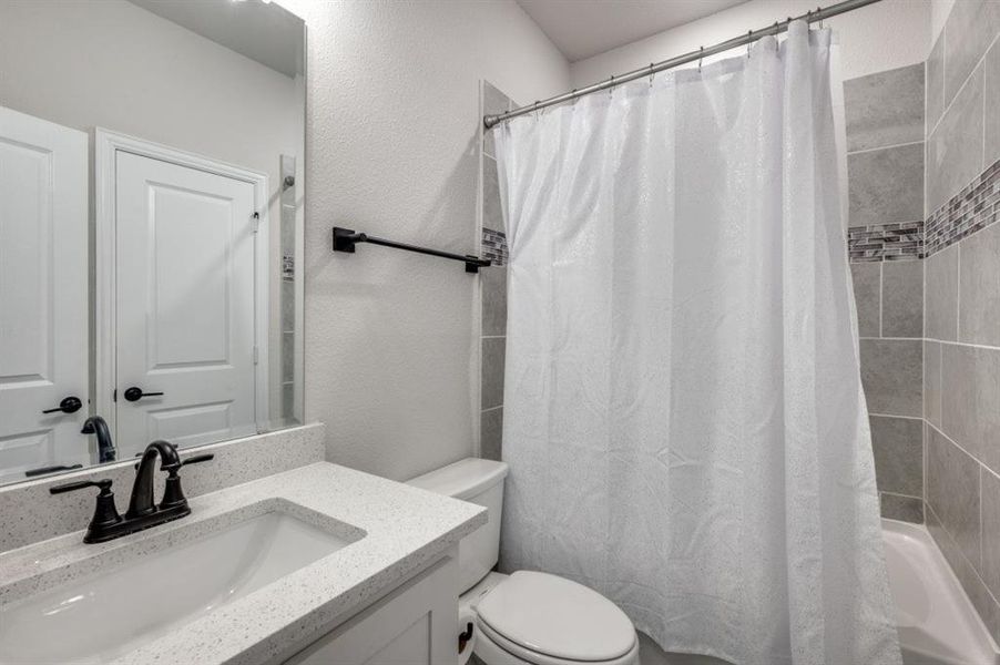 Furnished interior view inside a new home in Glenwood Meadows, Denton (Image 19).