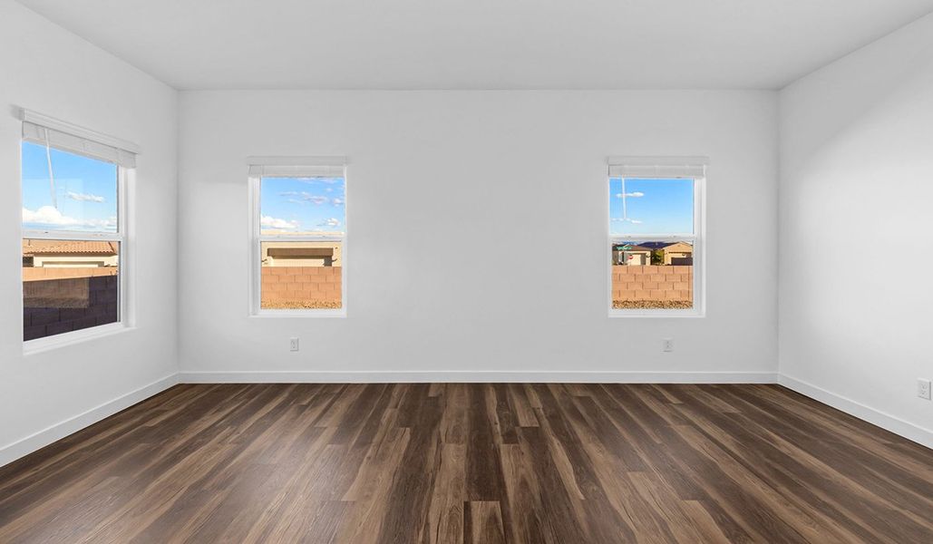 Spacious, unfurnished interior of a new home in Solterra, Green Valley (Image 34).