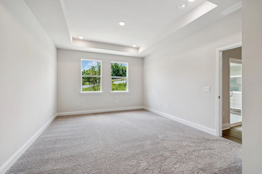 Primary Bedroom | For representation purposes only. Options and layout may vary by community and home plan. Primary Bedroom | For representation purposes only. Options and layout may vary by community and home plan.