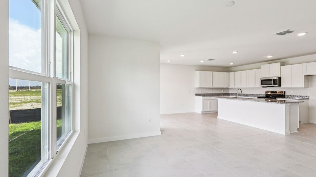 Representative furnished interior of a home built from the Baker by DRB Homes in Hamilton Bluff, Haines City (Image 9).